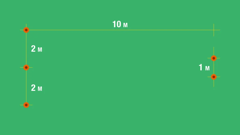 Zig Zag Run - Measurements and scoring.